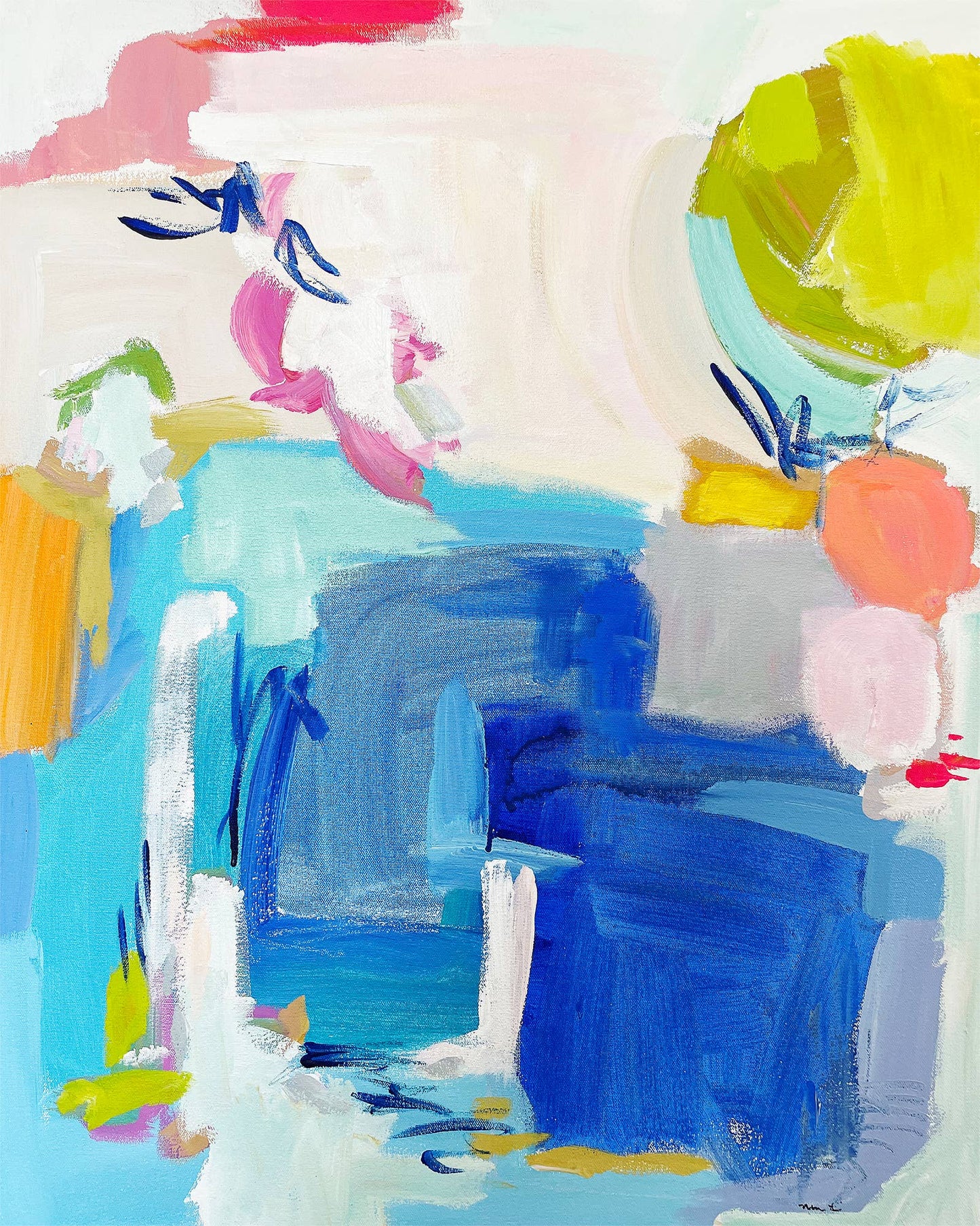 SALE! Blue Veranda Stretched Canvas