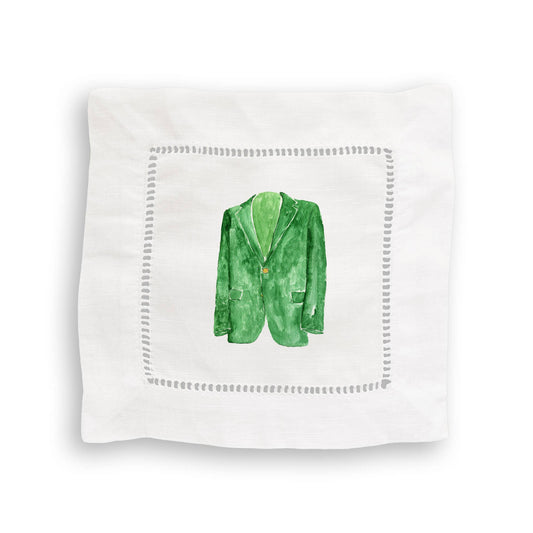 Augusta Mixed Linen Cocktail Napkin Set of 4