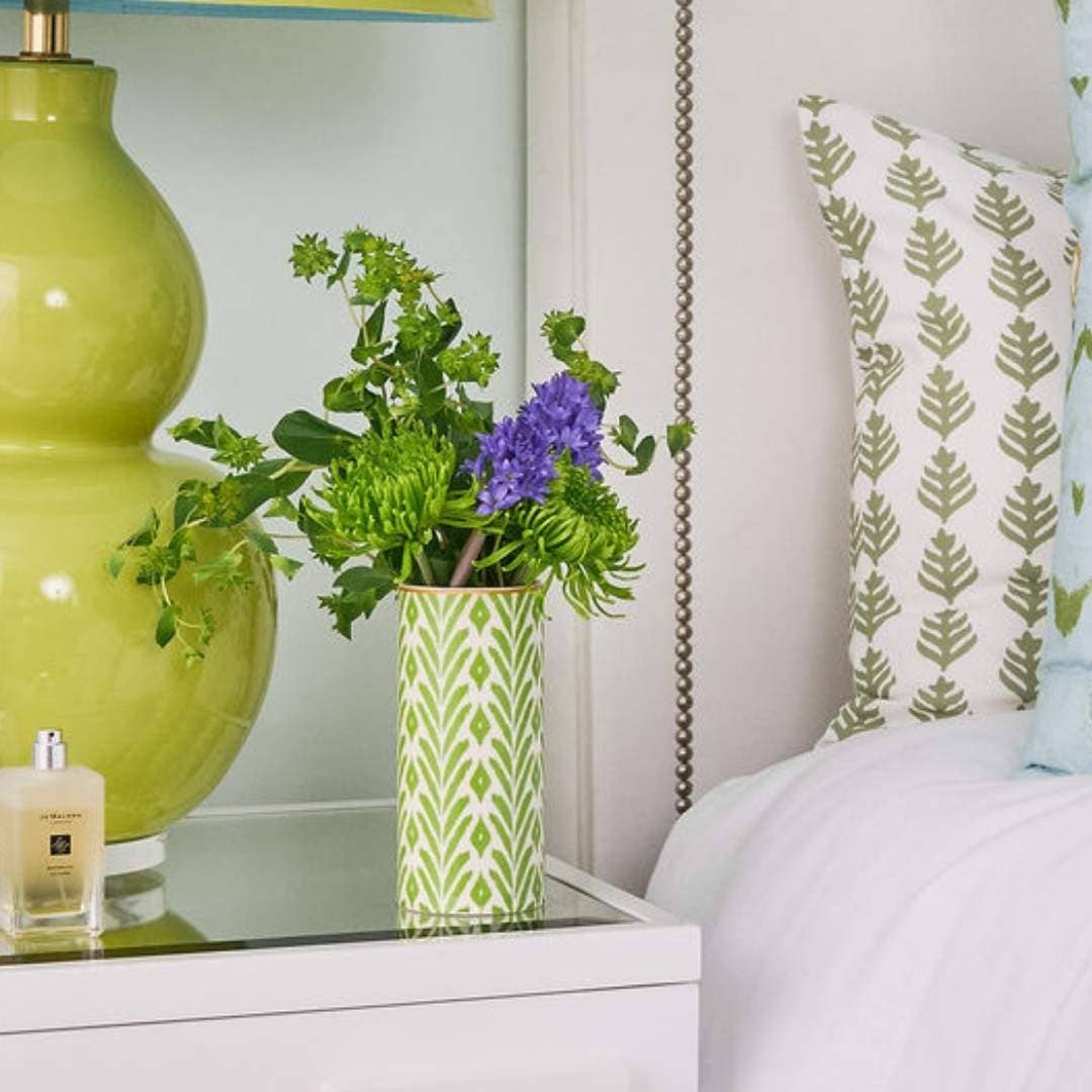 Petite Frond Green Vase