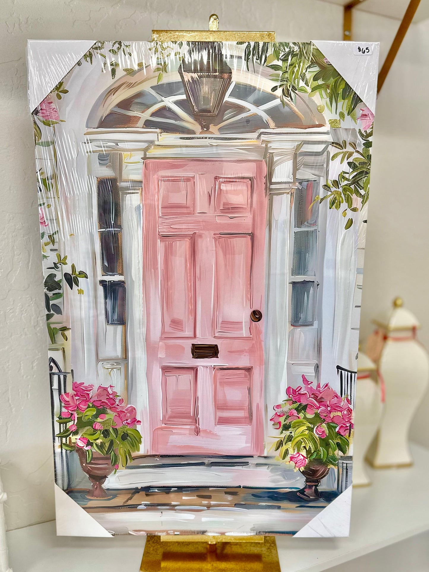 Pink Door Canvas Art