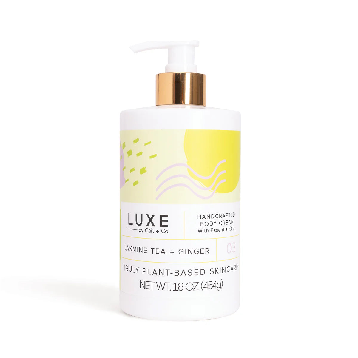 Jasmine Tea + Ginger Shea Butter 16 OZ Body Cream