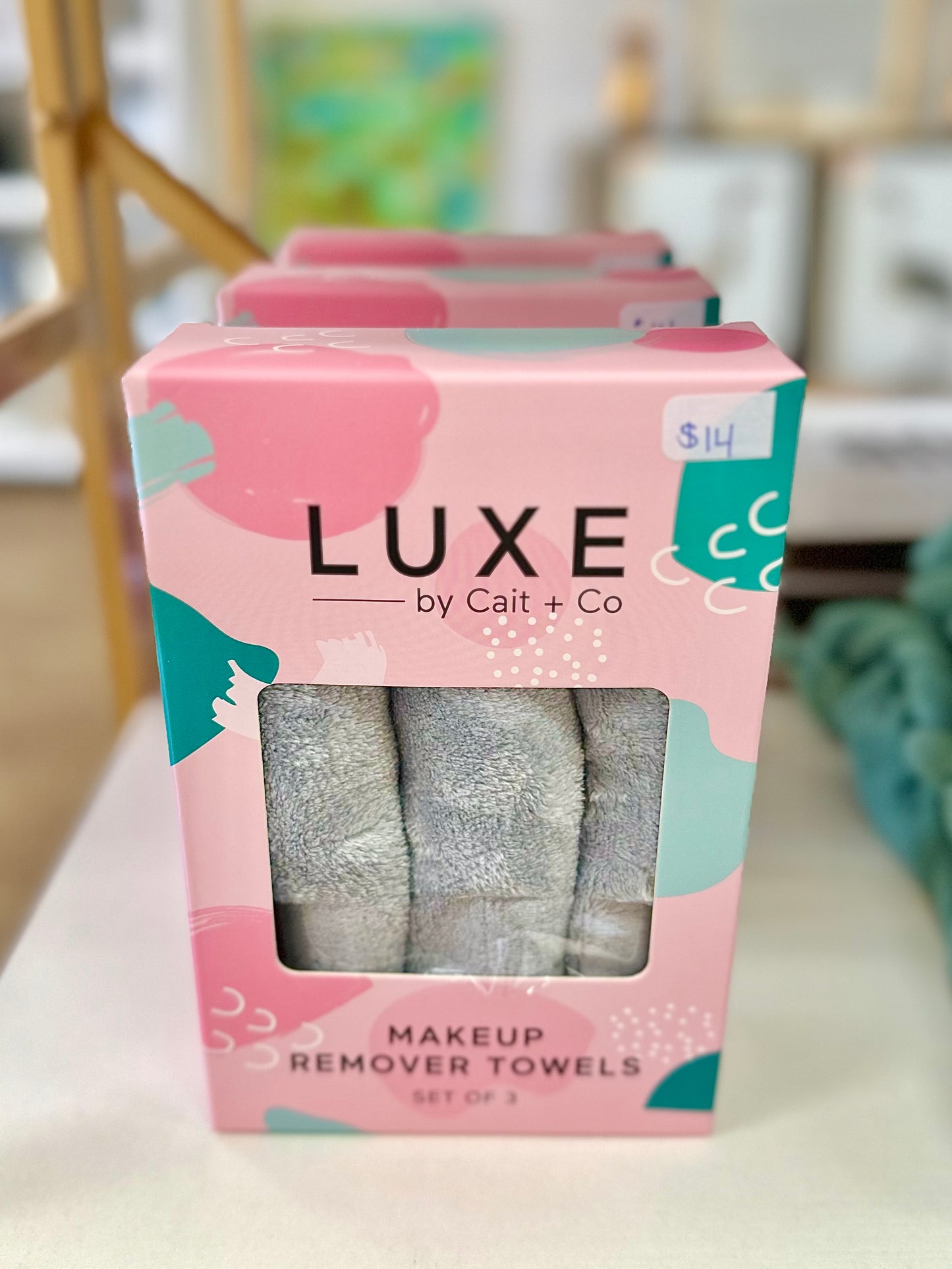Luxe Makeup Remover Towels - Grey