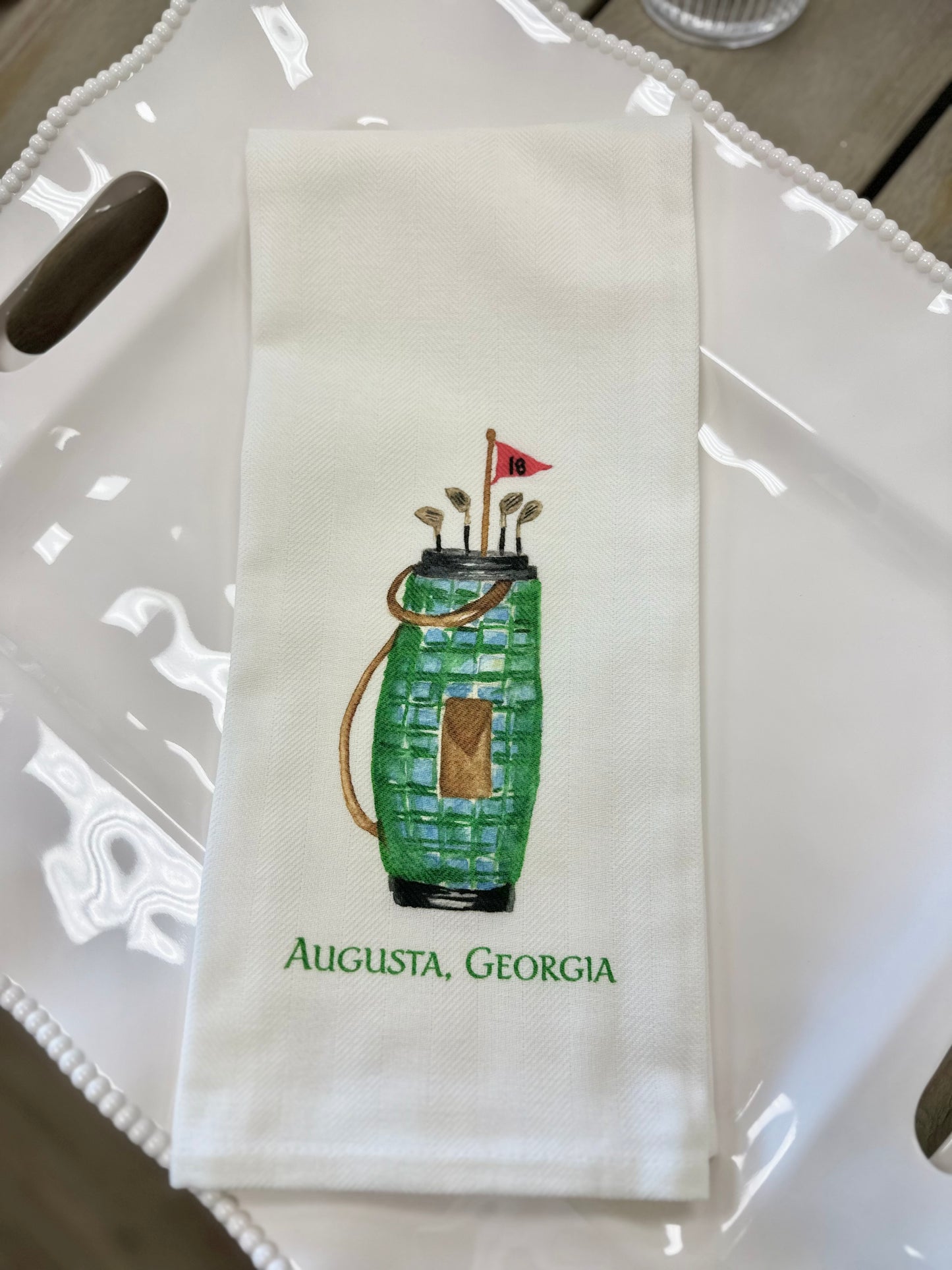 Augusta, Georgia Golf Bag Guest Towel