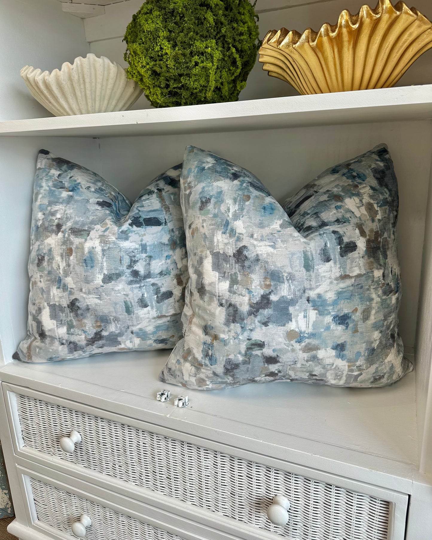 Expression Silver 24x24" Throw Pillow