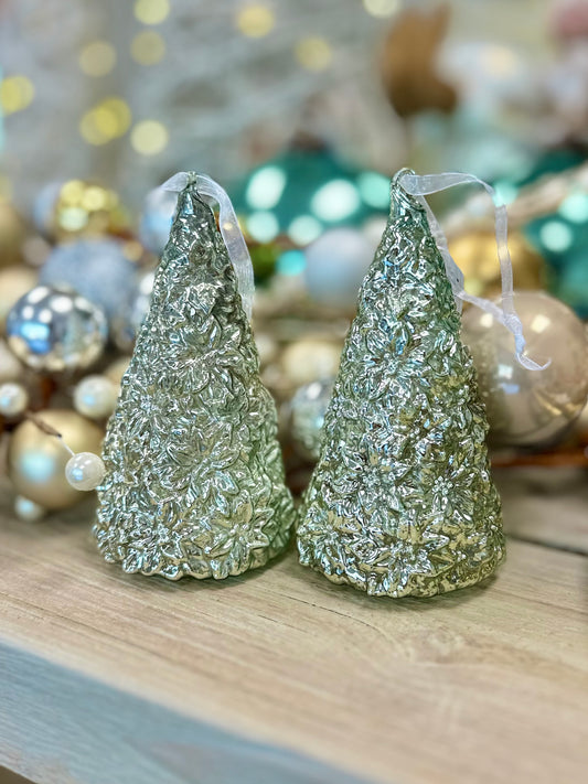 SALE! Northern Lights Glass Tree Ornament, assorted