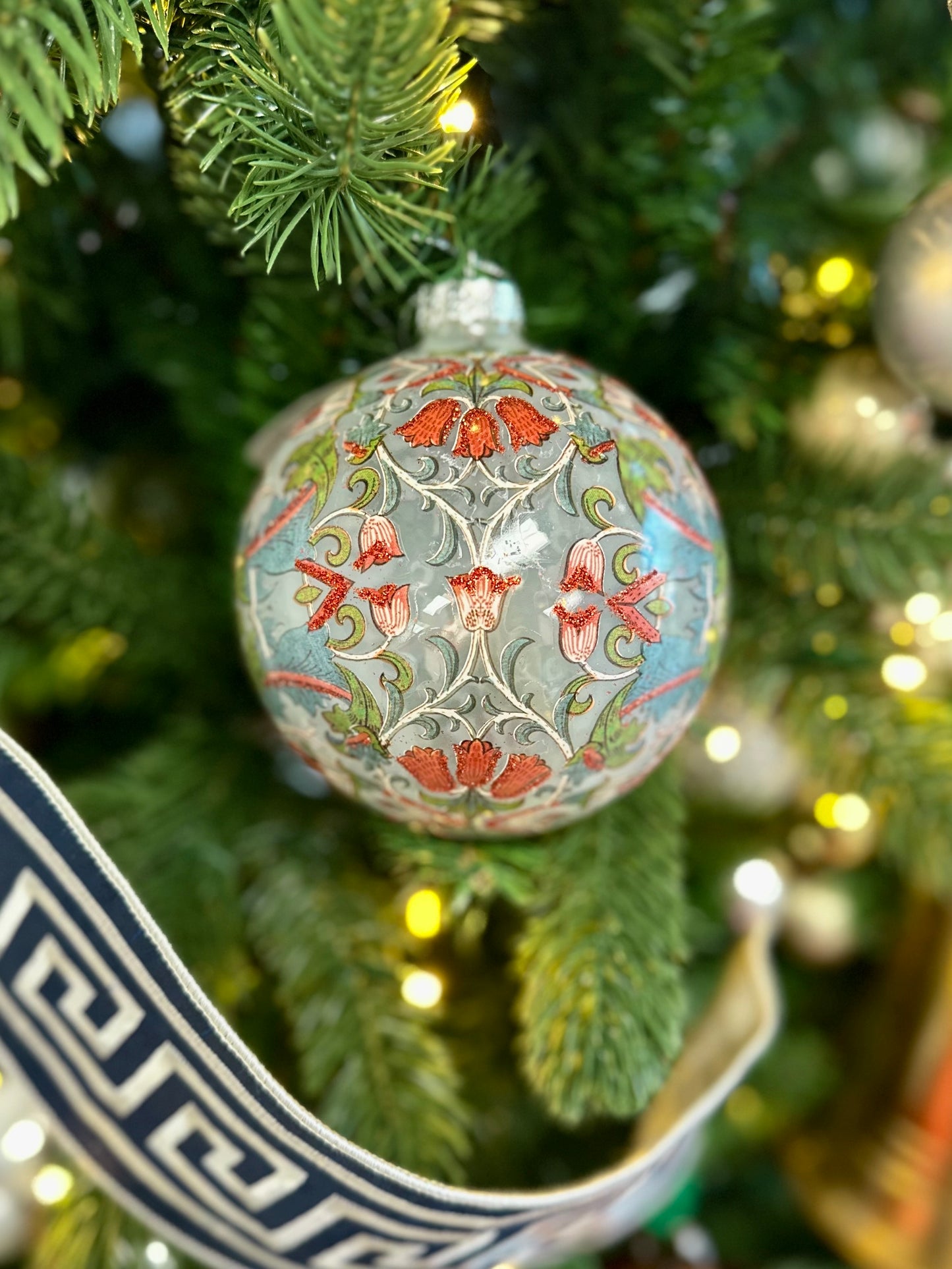 William Morris Bell Ornament