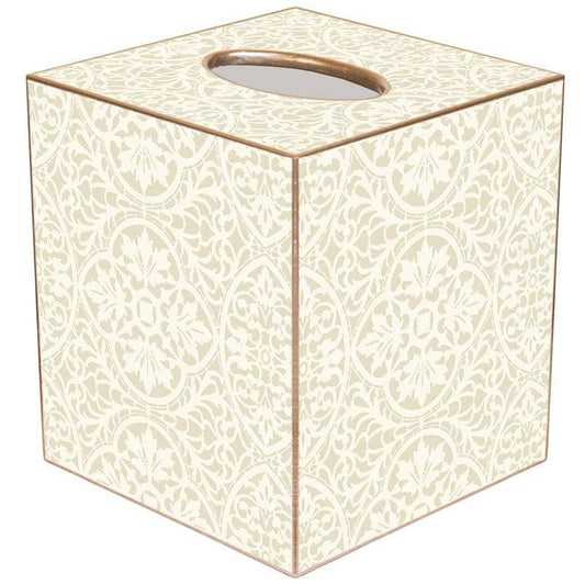 Cream Cathedral Tissue Box Cover