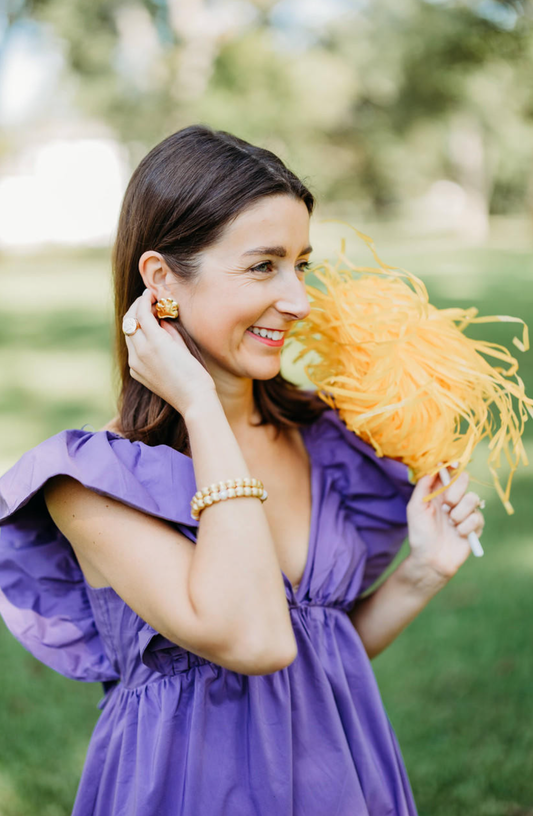 Lisi Lerch Paw Print Stud Earring - Gold