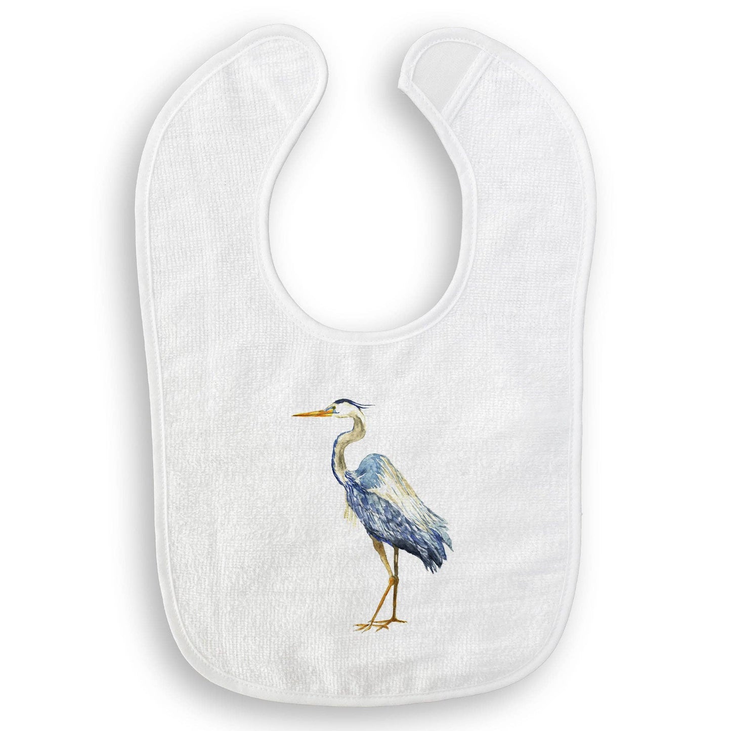 Blue Heron Baby Bib