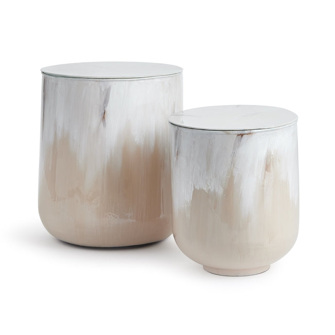 CLEARANCE! SANTOS STORAGE TABLES, SET OF 2