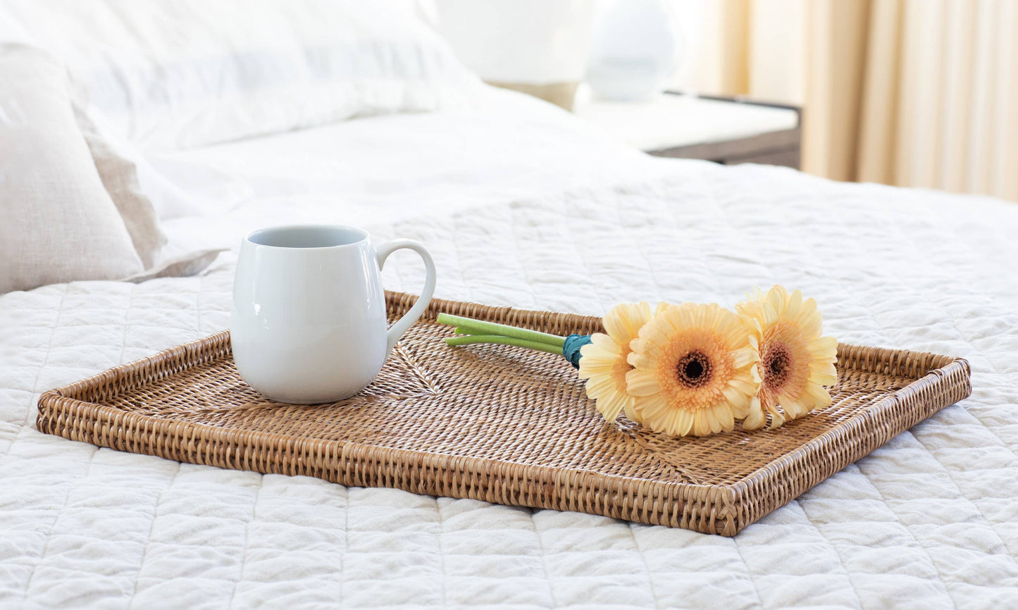 Artifacts Rattan™ Rectangular Flat Tray