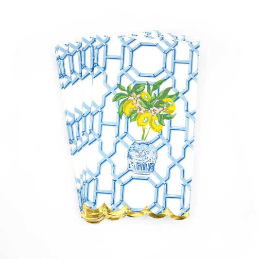 Lemon Ginger Paper Guest Towel Packs