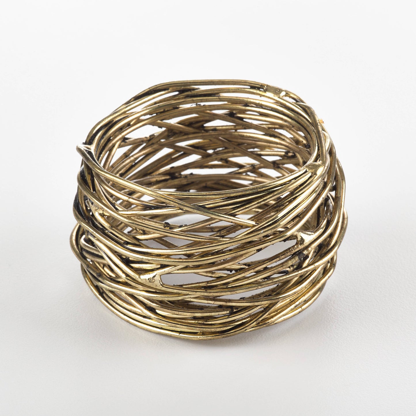 Gold Twine Napkin Ring, set of 4