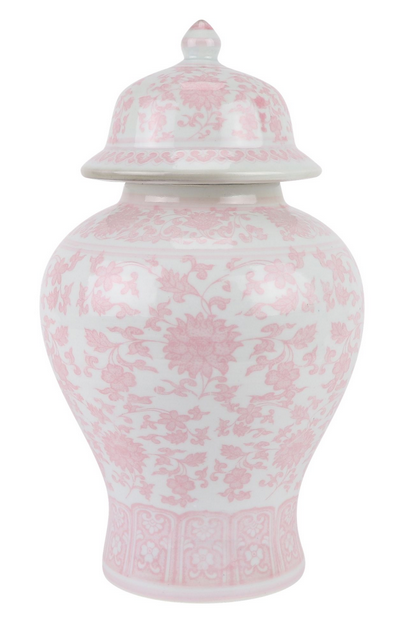 FABULOUS SOFT PINK GINGER JAR