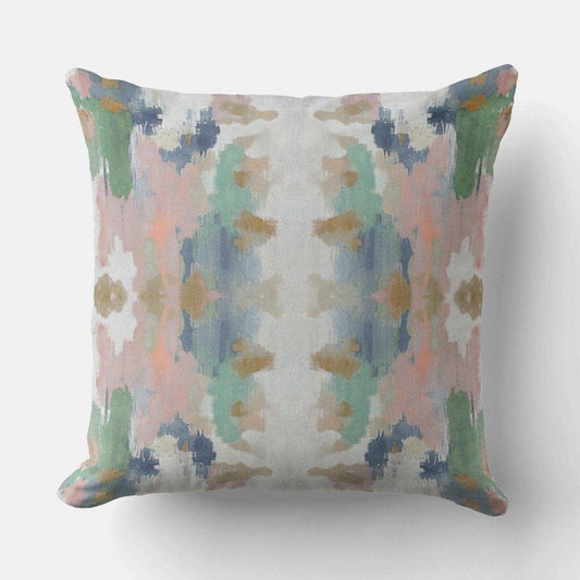 Ella Abstract Modern Art Throw Pillow for Home Decor