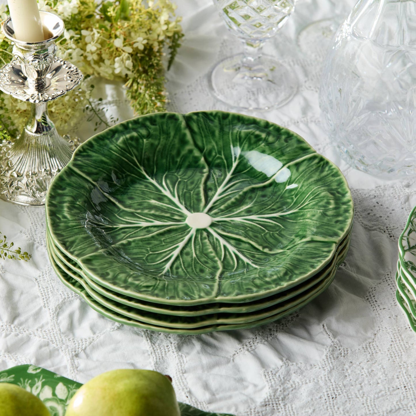 Le Jardin Cabbage 9 inch Salad Plate
