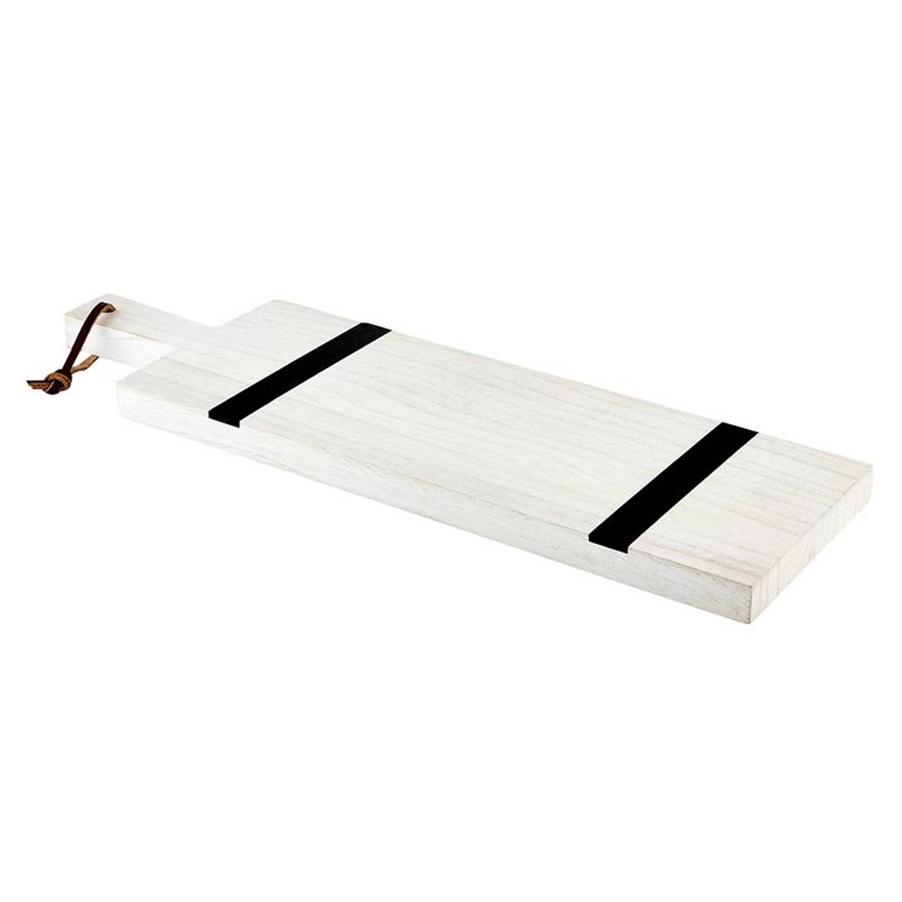 Black Stripe Charcuterie Wood Board