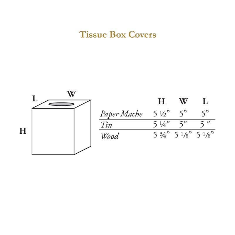 Tan Madison Tissue Box Cover