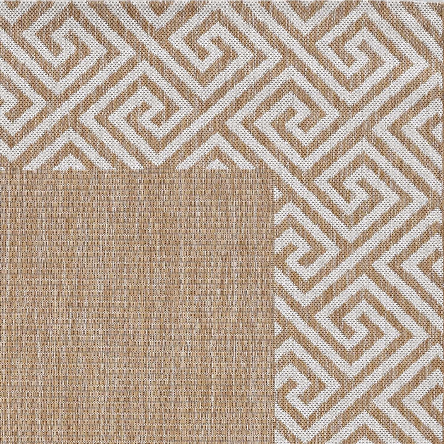 3' X 5' Natural Polypropylene Area Rug