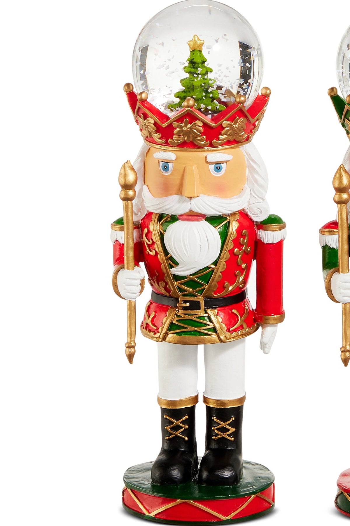 Raz Water Globe Nutcracker, assorted