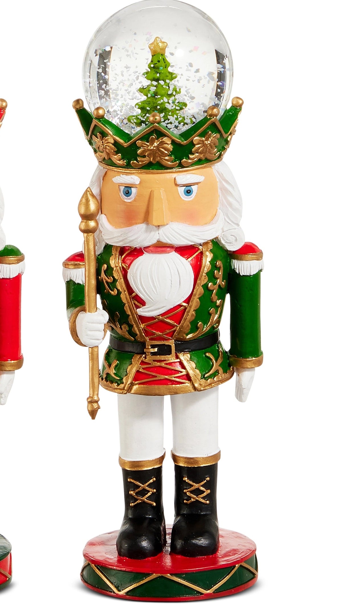 Raz Water Globe Nutcracker, assorted