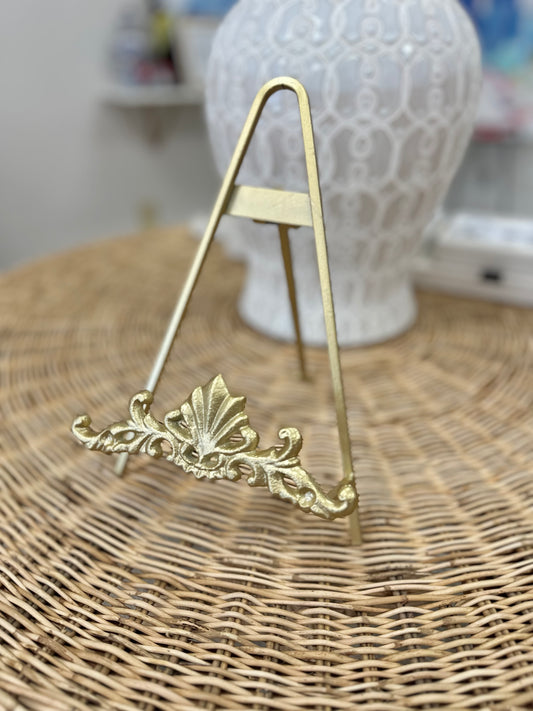 10 inch Gold Ornate Easel