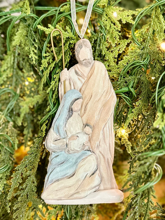 7" Nativity Molded Ornament