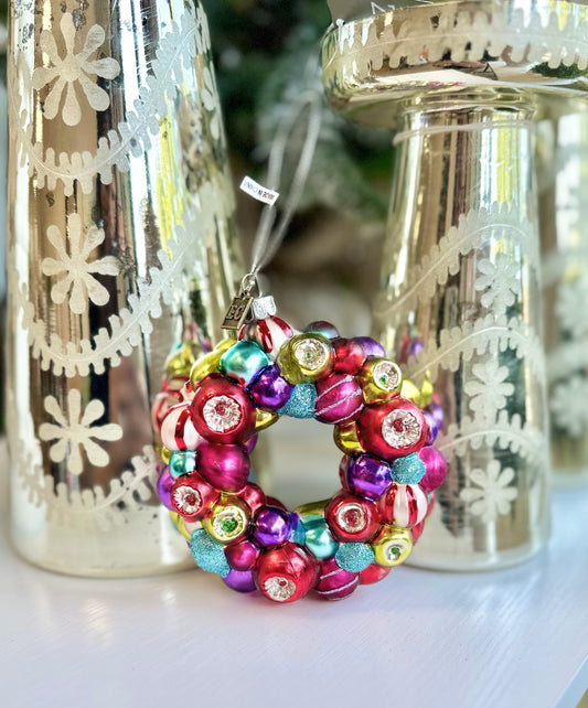 Eric Cortina 4" Glass Ball Wreath Ornament