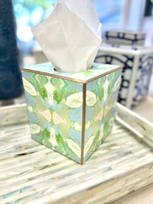 TB7785LP- Elephant Falls Laura Park Tissue Box Cover