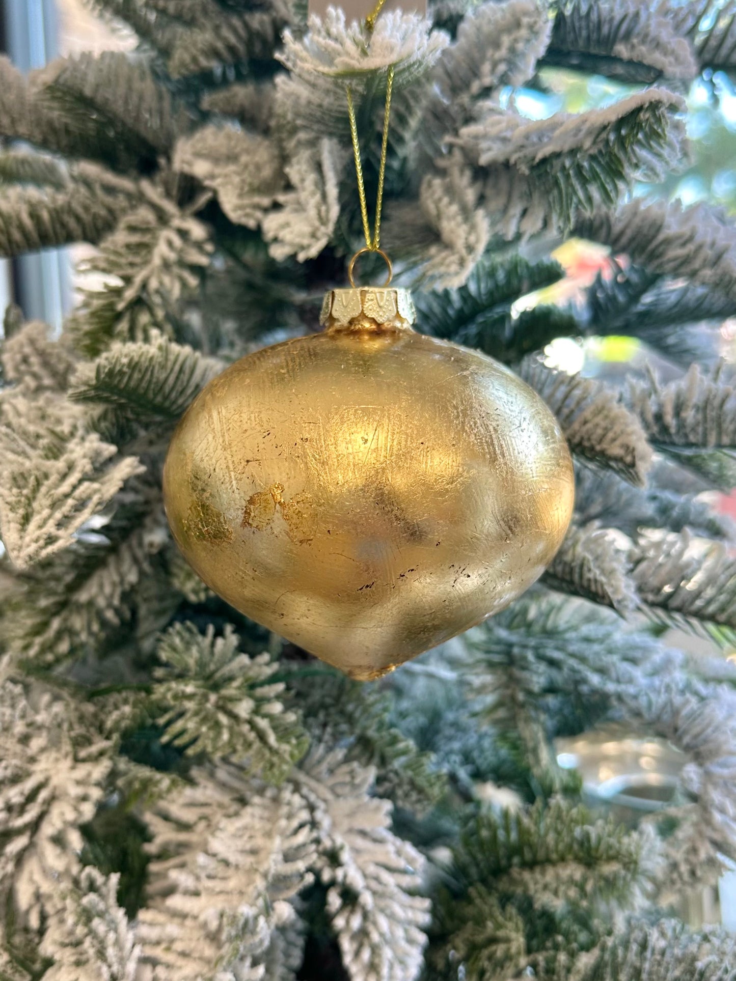 Shatterproof Goldleaf Ornaments (3 shapes available)