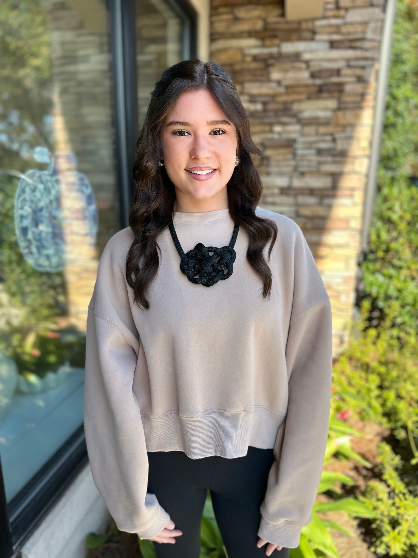 Nautical Knot Statement Necklace (assorted colors/patterns)