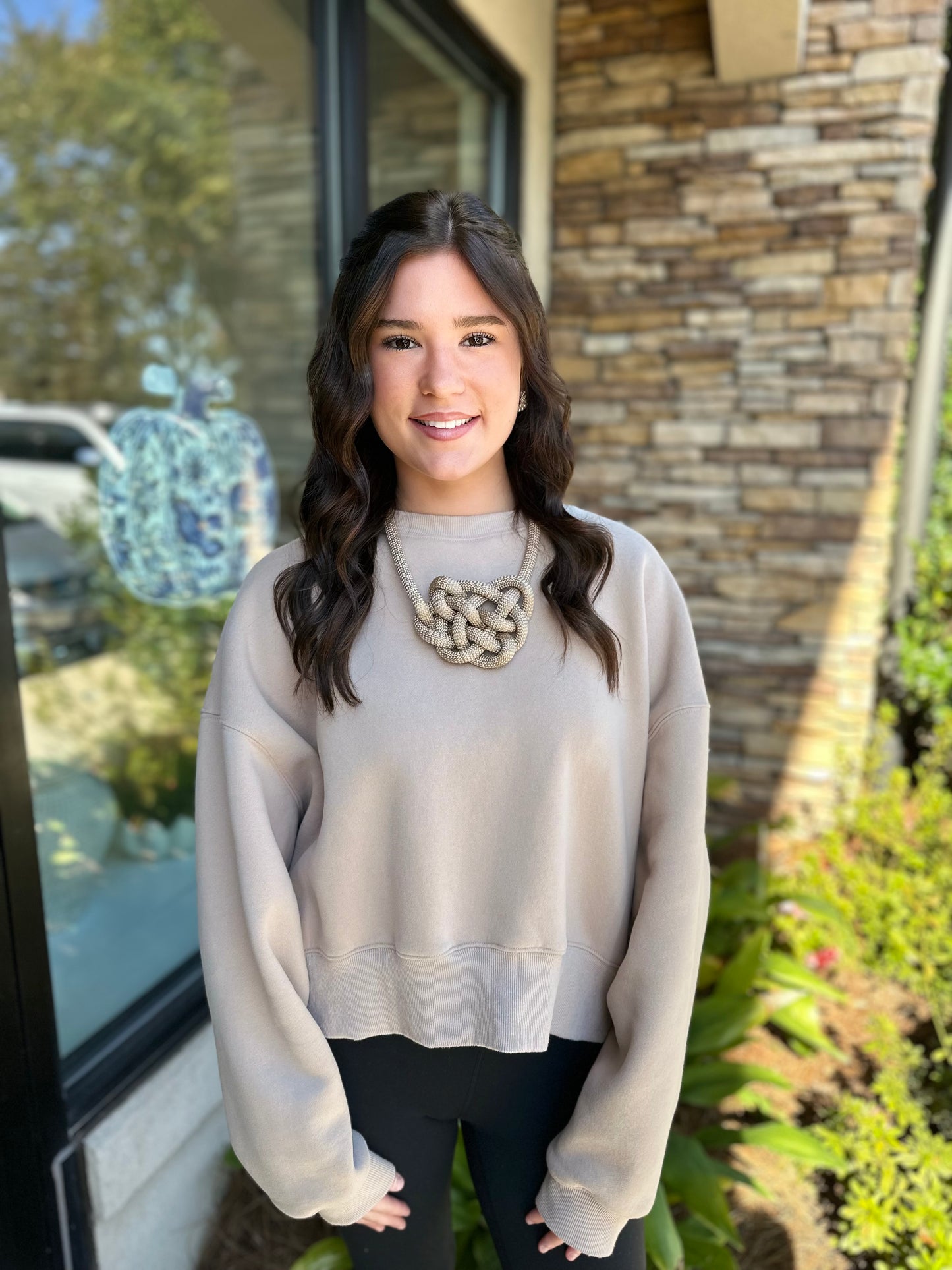 Nautical Knot Statement Necklace (assorted colors/patterns)