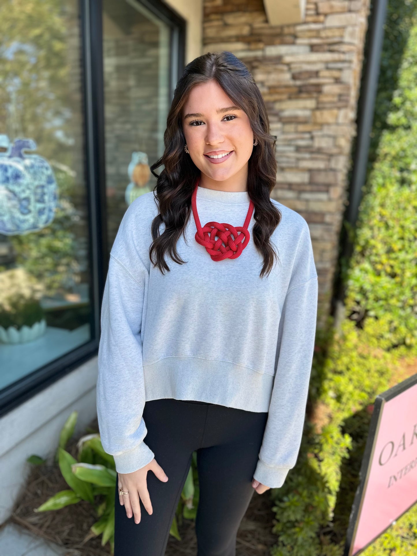 Nautical Knot Statement Necklace (assorted colors/patterns)