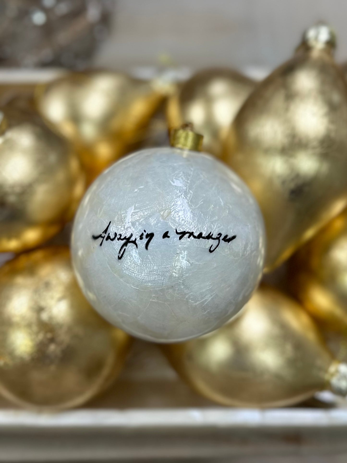 Hand-painted Capiz Watercolor Nativity Scenes