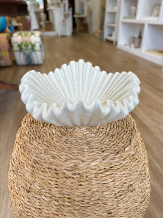 10.5" Resin Coral Bowl