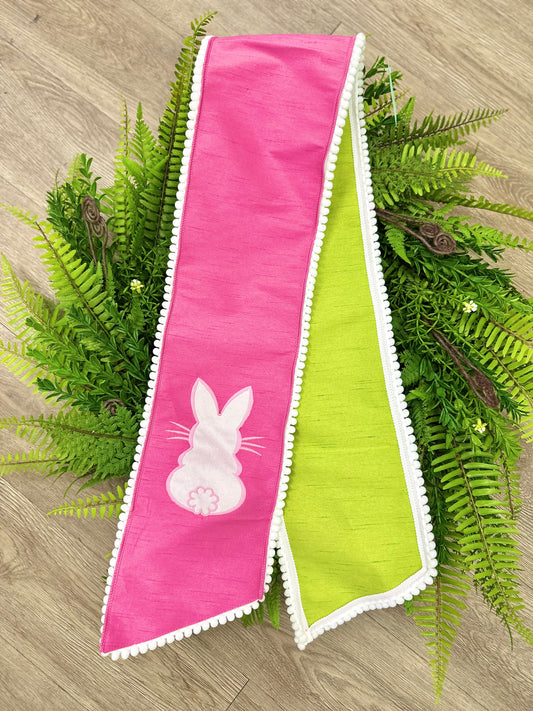 Wired Bunny Wreath Sash