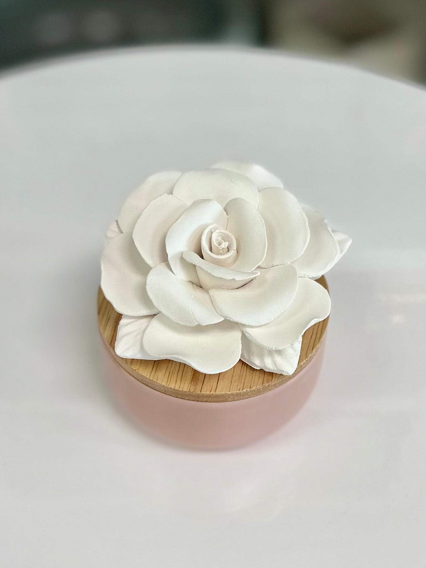Spa Essential Oil Porcelain Diffuser w/ Peppermint Essential Oil (3 designs to choose from)