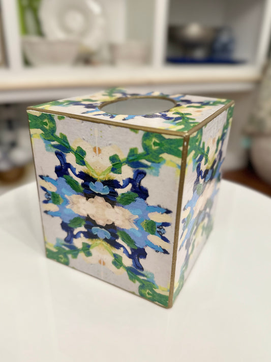 TB7847-Snow Garden by Laura Park Tissue Box