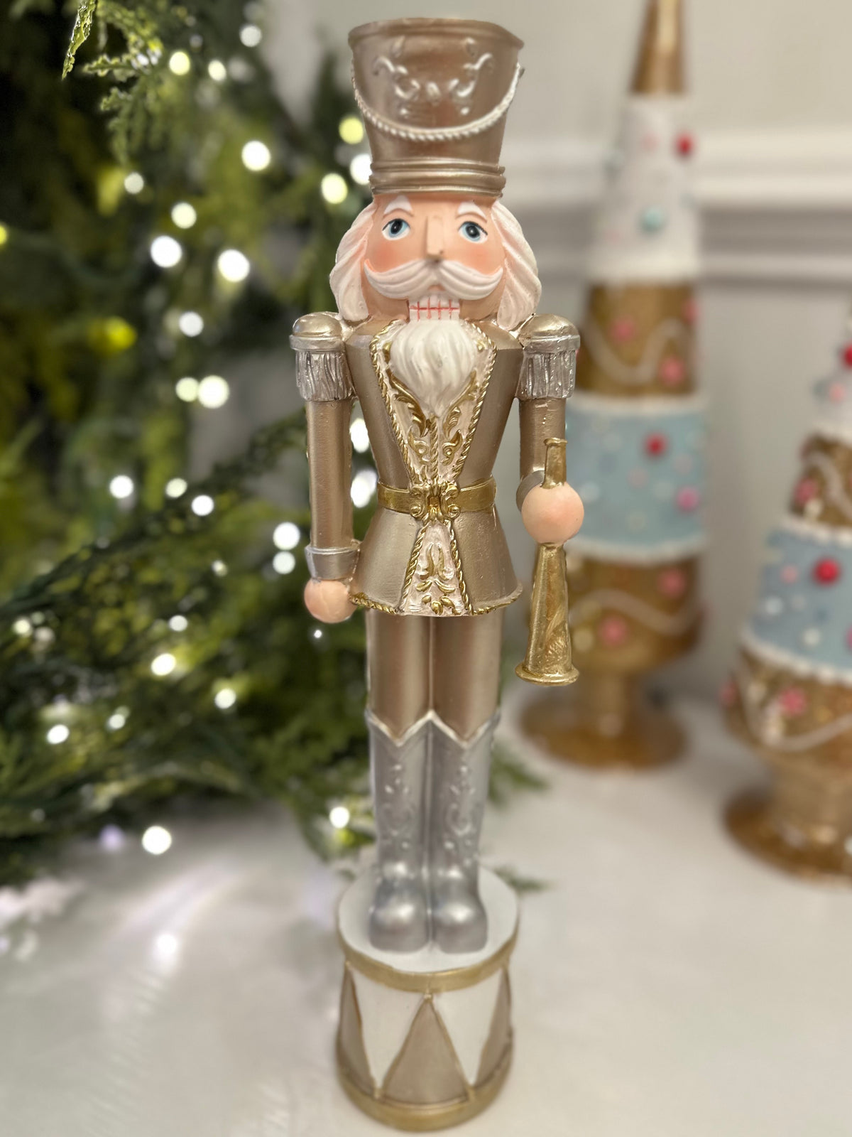 Raz 12" Pewter Nutcrackers