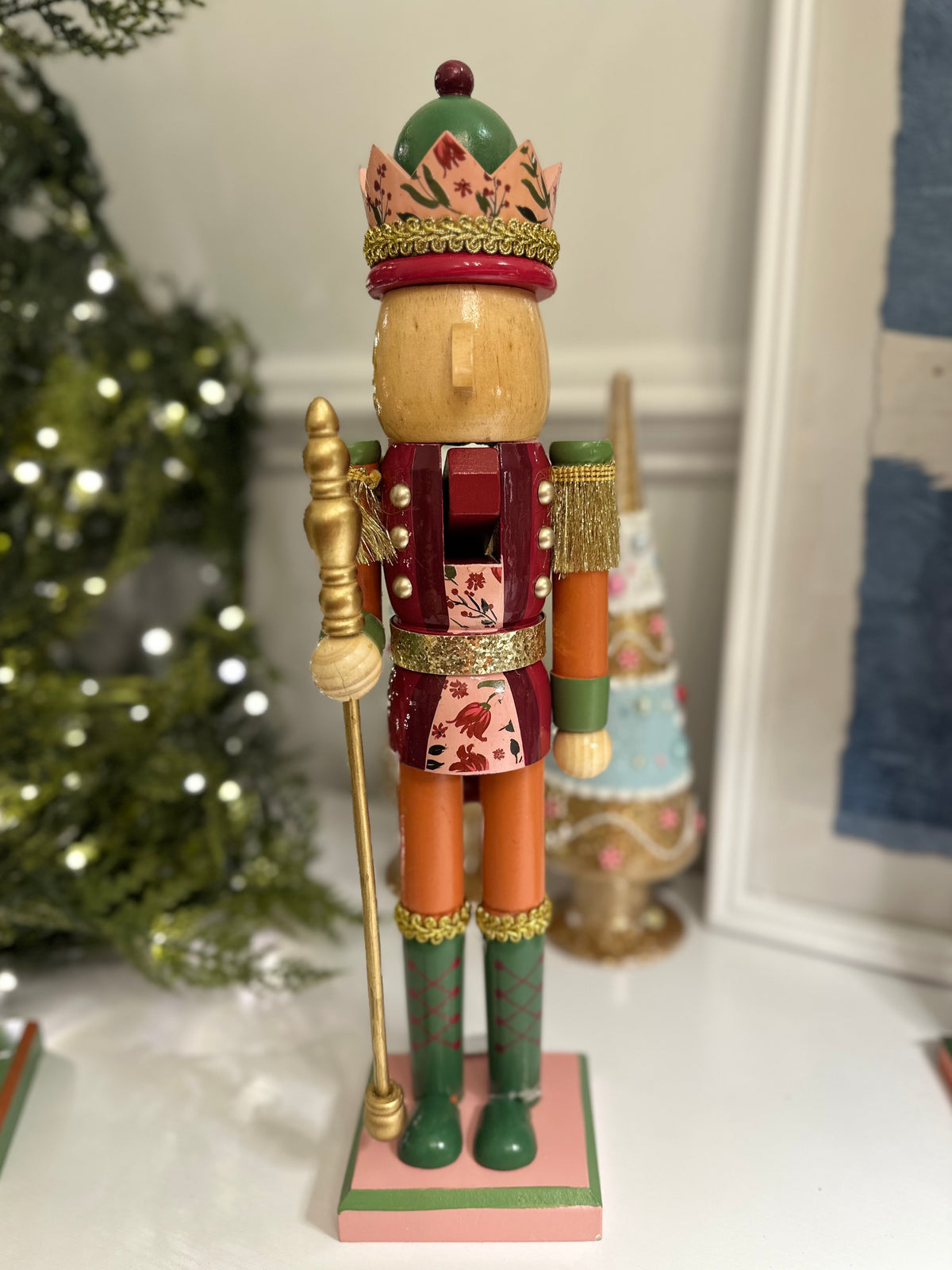 Raz 15" Juliet Meeks Boho Nutcrackers, assorted