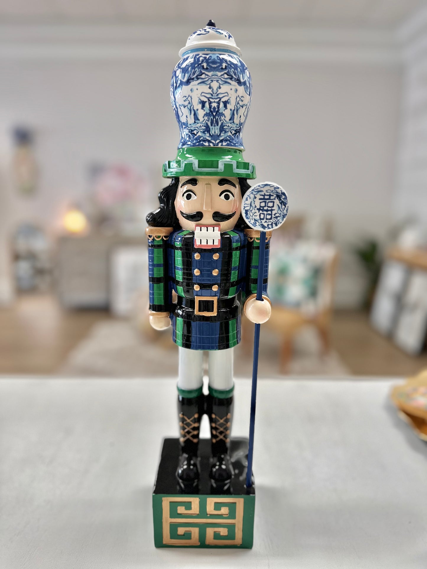 19” Nutcracker w/ plaid jacket