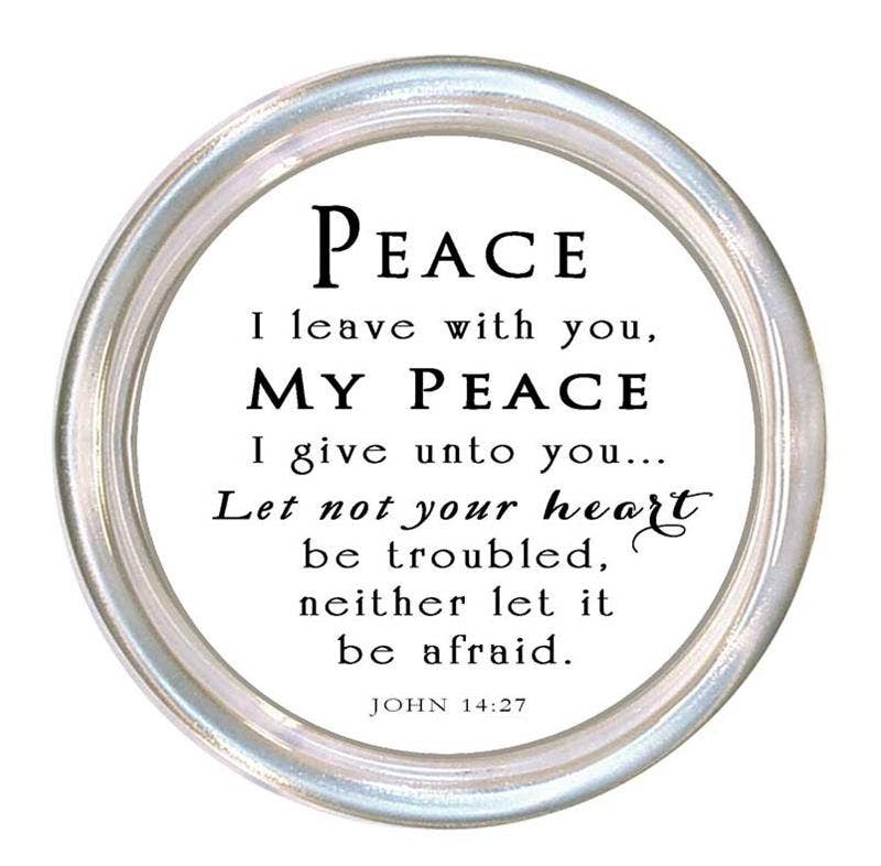 C8689- Peace I leave with you Coaster