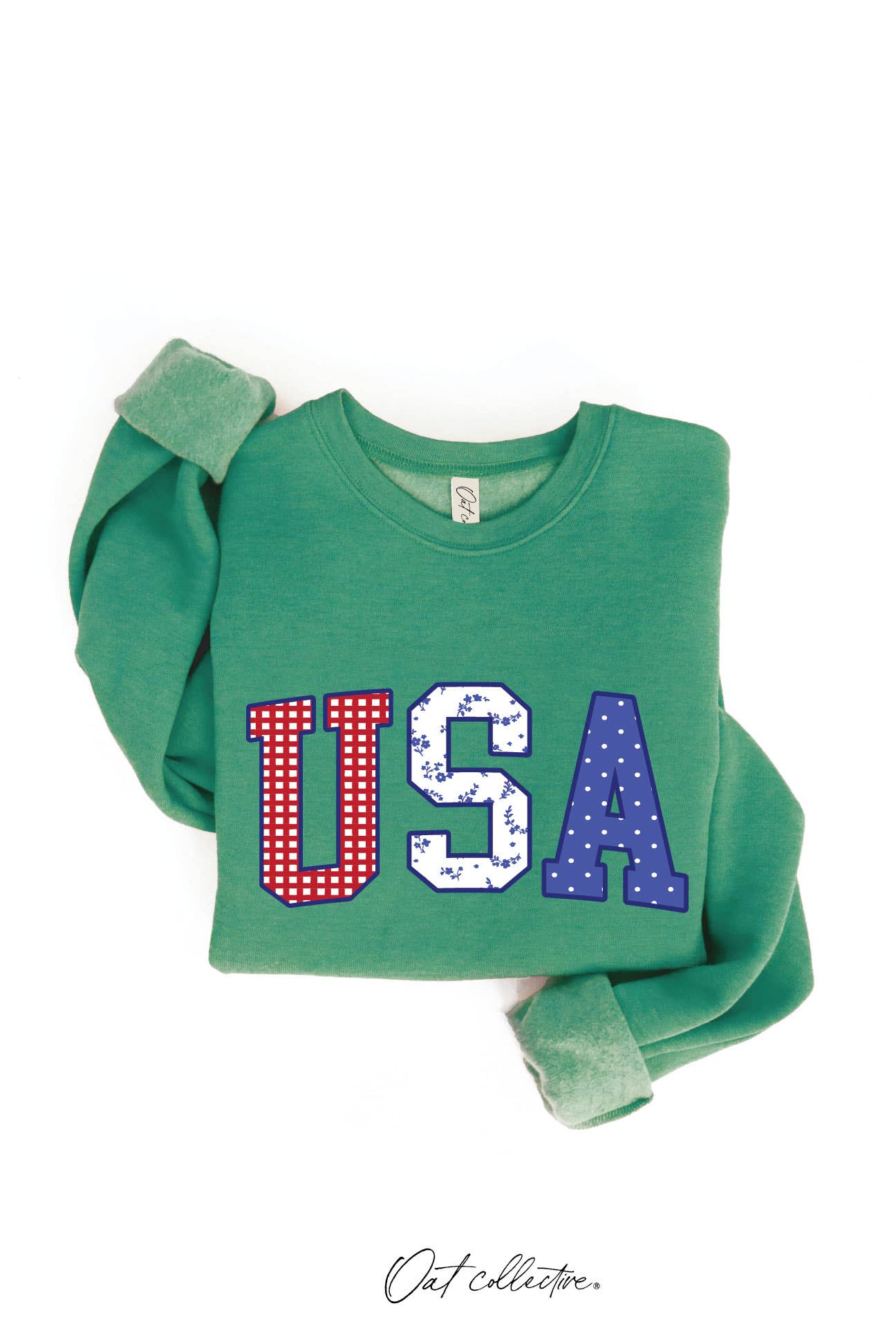 USA WITH PATTERN Graphic Sweatshirt