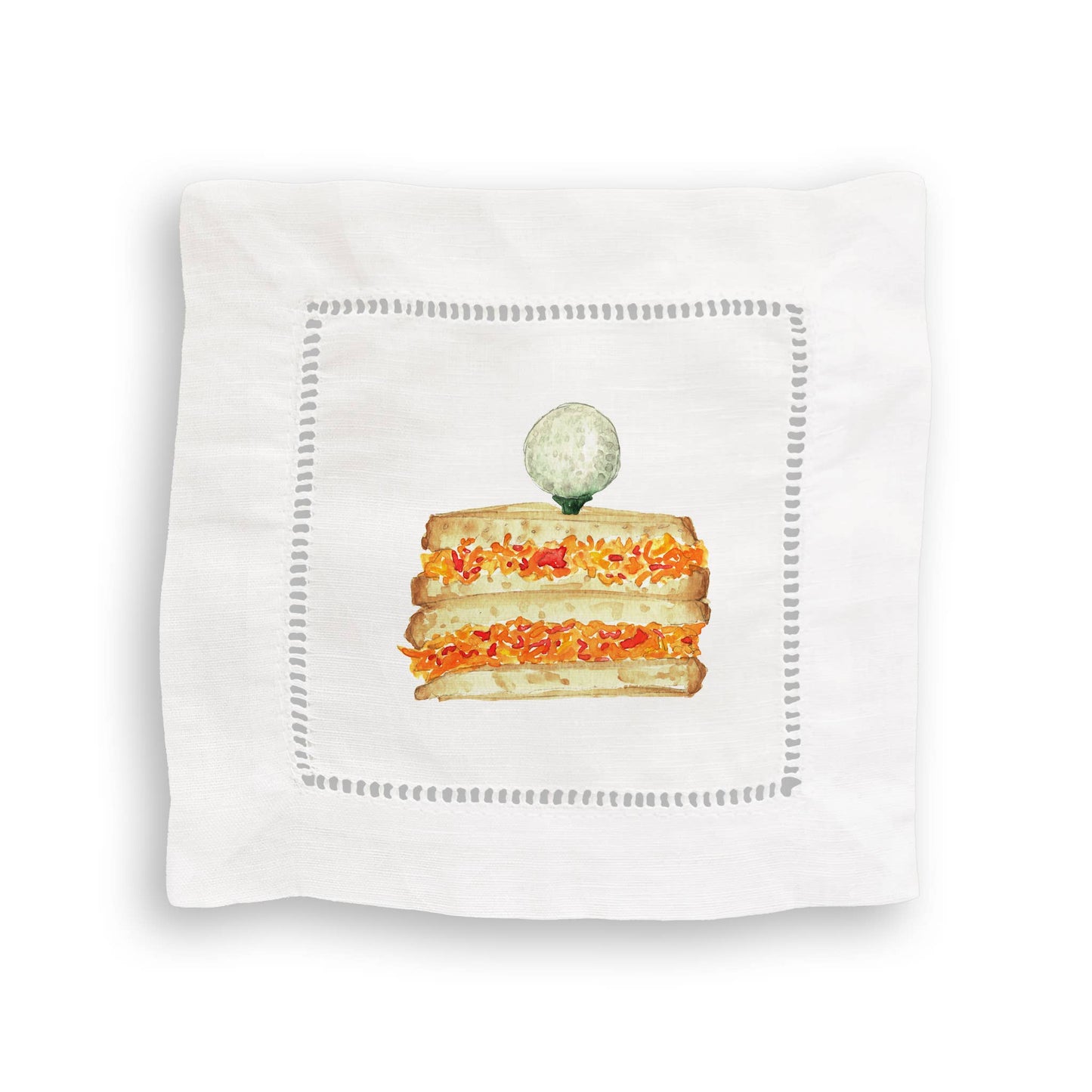 Augusta Mixed Linen Cocktail Napkin Set of 4
