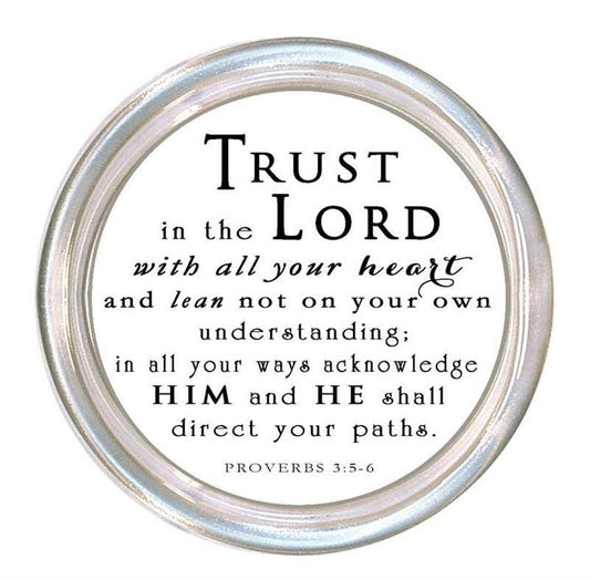 C8690- Trust in the Lord with all your heart Coaster