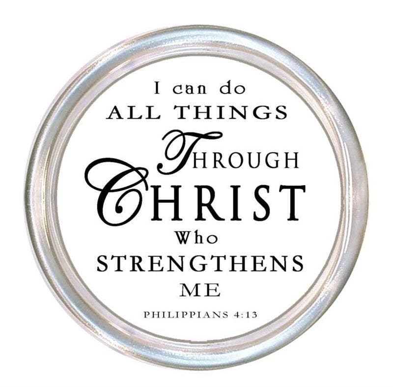 C8688- I can do all things through Christ Coaster