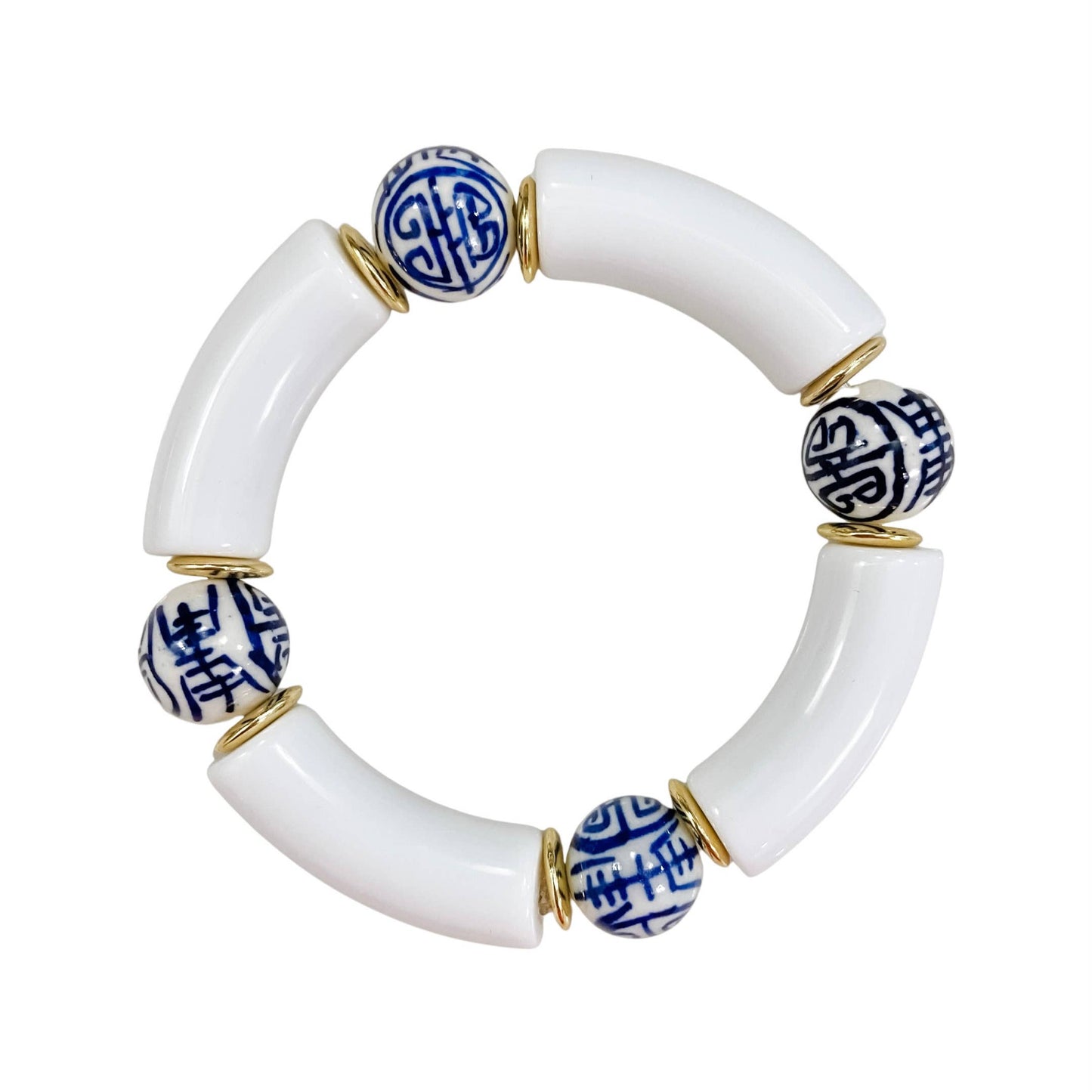 Charleston Cabana Bracelet, White