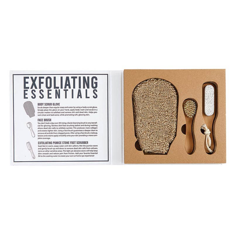 Face and Body Exfoliation Book Box