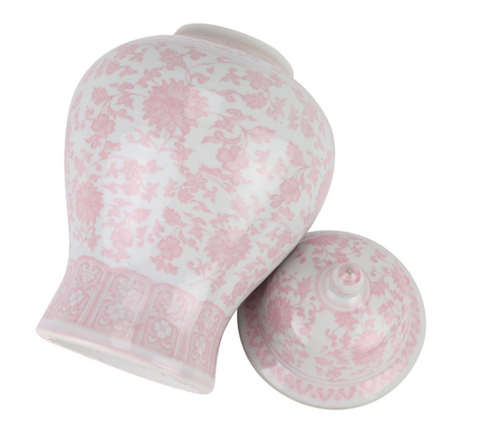 FABULOUS SOFT PINK GINGER JAR