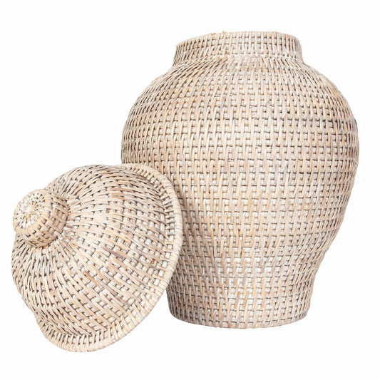 Artifacts Rattan™ Saboga Home Ginger Jar